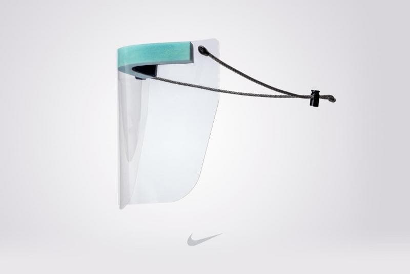 Face shield produksi Nike (ussfeed)