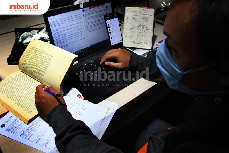 Diduga dilakukan saat kuliah daring. (Inibaru.id/ Triawanda Tirta Aditya)
