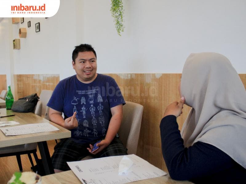 Head chef Acacia coffee and dining, Julius. (Inibaru.id/ Audrian F.)