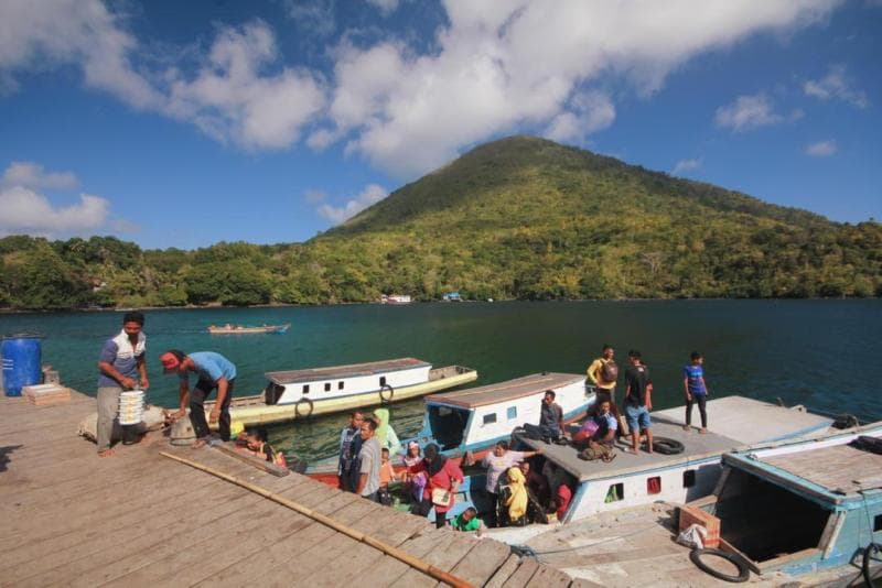 Salah satu sudut Pulau Rhun. (Twitter.com/Lostpacker)