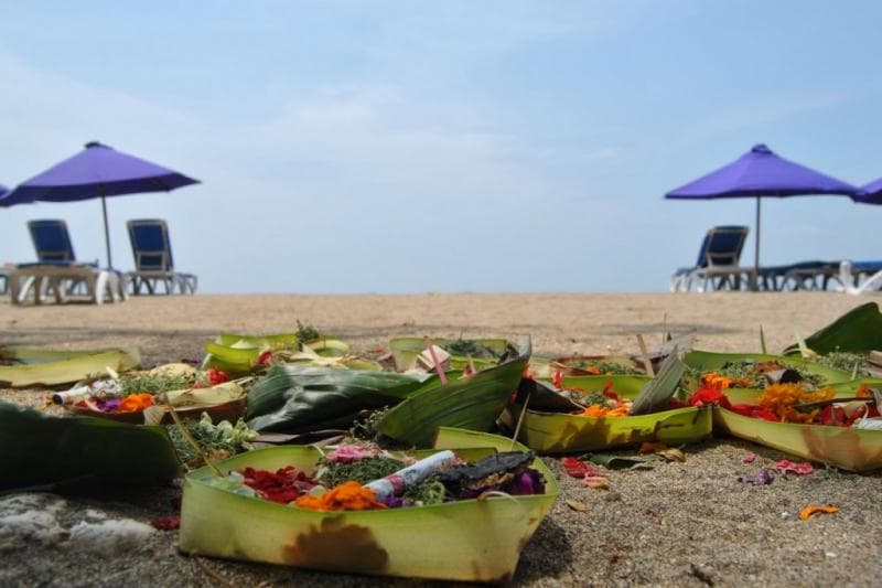 Sesajen Bali juga memiliki mitos. (awas-aja.com)<br>