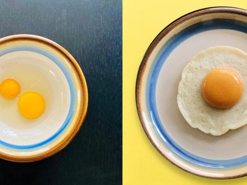 Telur sintetis ini ditujukan bagi komunitas vegan. (Greenqueen/Float Foods)