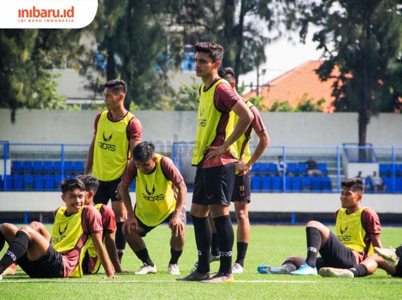Mendekati bergulirnya Liga 1 2020 Ridwan terus semangat mengikuti latihan pagi-sore PSIS Semarang. (Inibaru.id/ Audrian F)<br>