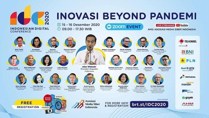 Presiden Jokowi Akan Membuka Indonesia Digital Conference 2020