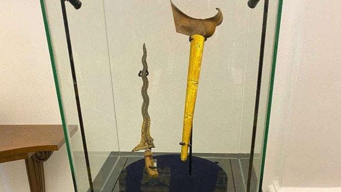 Keris Pangeran Diponegoro. (instagram/@pramonoanungw)