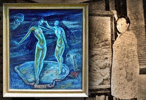 Emiria dan lukisannya. (Historia.id)