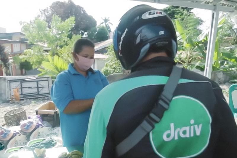 Ojek online di Luwuk Banggai, Draiv. (Dok. Metro TV)<br>