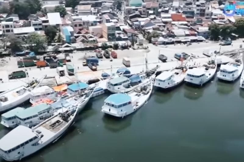 Pelabuhan Paotere yang begitu bergairah.&nbsp;(Dok. Youtube Metro TV)