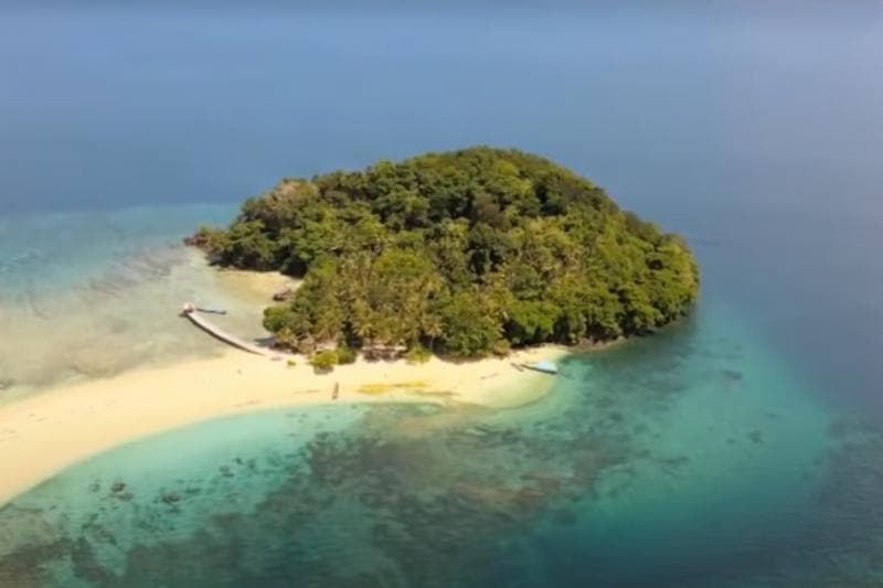 Pecahan pulau lain di dekat Pulau Arar. (Dok. Metro TV)<br>