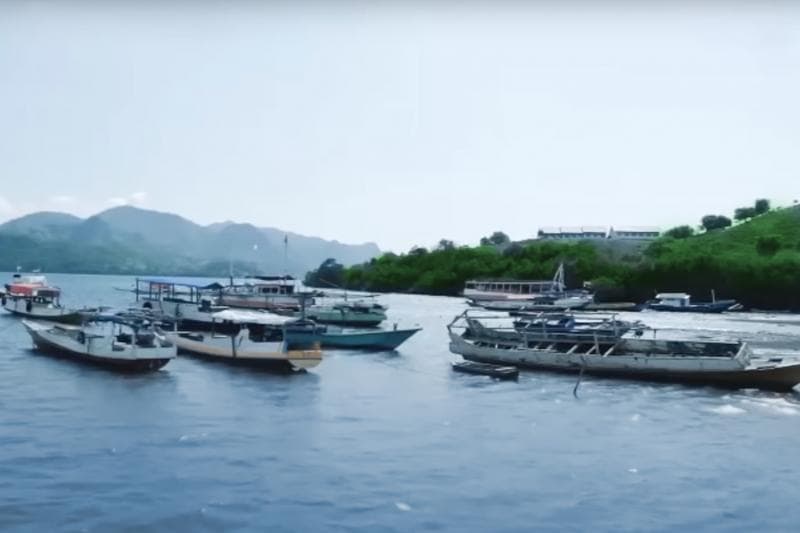 Suasana laut di Labuan Bajo. (Dok. Metro TV)<br>