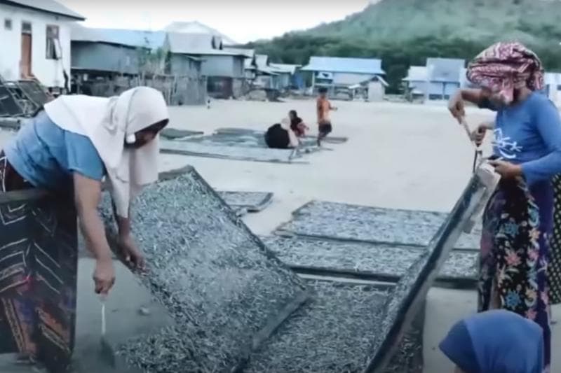 Gerak perekonomian di Labuan Baju. (Dok. Metro TV)<br>