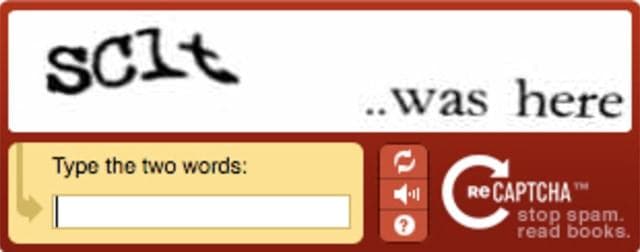 Pembaruan sistem menjadi reCAPTCHA. (WikimediaCommons)<br>