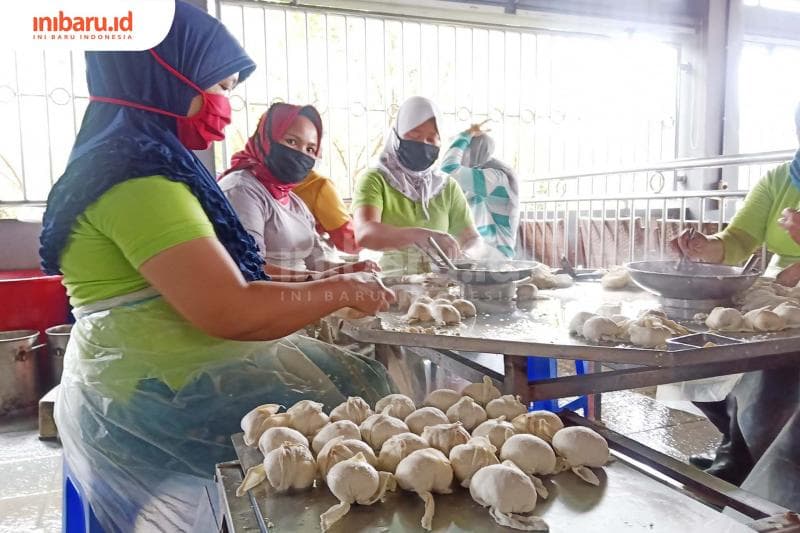 Proses pembuatan tahu serasi.&nbsp;(Inibaru.id/ Zulfa Anisah)