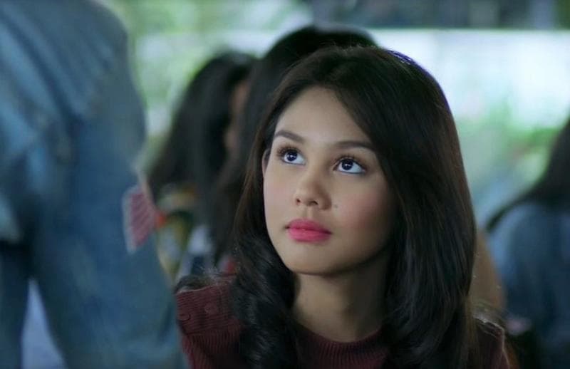 Vanesha Perscilla saat memerankan Milea: Suara dari Dilan. (Era.id)