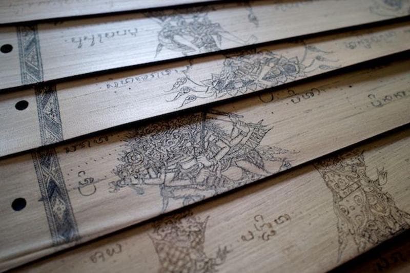 Ilustrasi: Salah satu koleksi lontar di Gedong Kirtya. Peristiwa penerjemahan Mahabarata ke dalam bahasa Jawa ternoda dengan darah yang tertumpah dari sang penerjemah. (Kintamani)