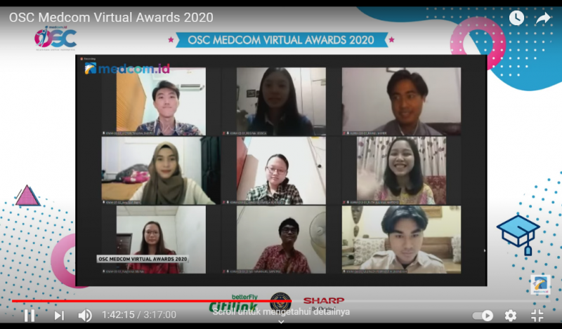 Para oemenang OSC 2020.&nbsp;(Youtube/ OSC Medcom)