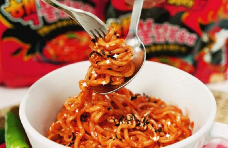 Mi instan Korea Samyang. (Twitter/syafff_dotted)