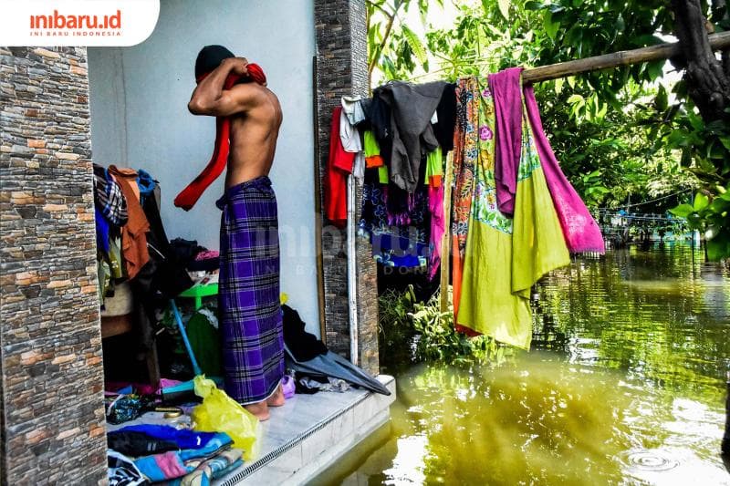 Ruang ganti darurat. (Inibaru.id/ Audrian F)<br>