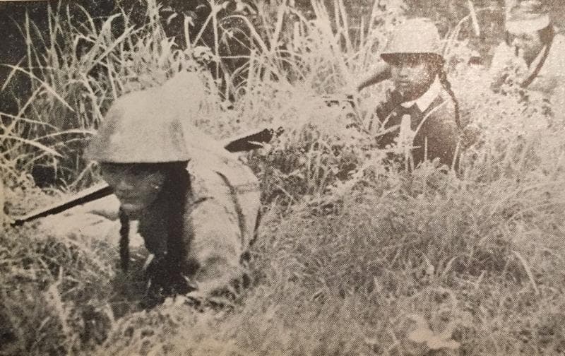 Laswi terinspirasi Siti Aisyah yang ikut berperang. (Magdalene/Kementerian Penerangan)