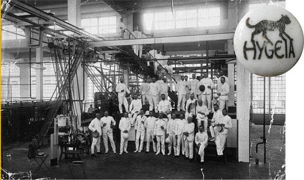 Foto pabrik Hygea saat masih aktif. (TropenMuseum)<br>