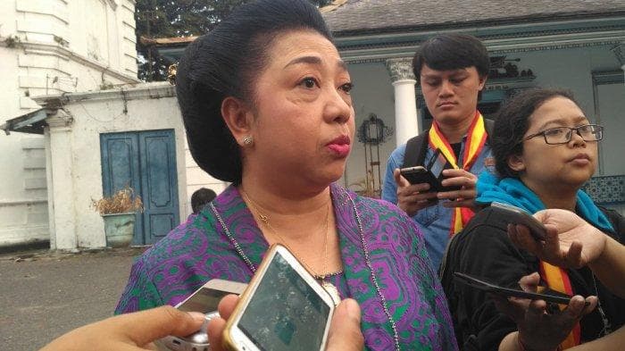 Gusti Moeng terkurung bersama putri PB XIII. (Tribunnews)