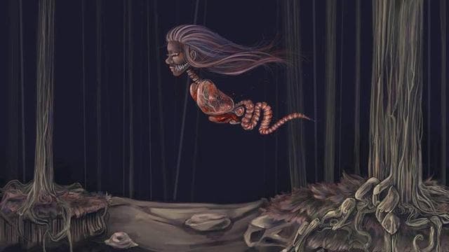 Ilustrasi hantu kuyang. (Twitter.com/BlogTolkien)