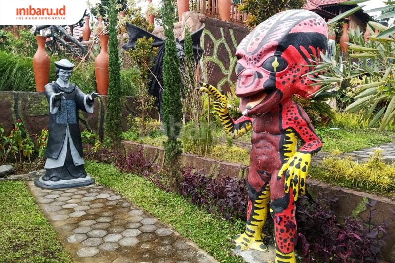 kampung Helloween jadi daya tarik wisata ini.&nbsp;(Inibaru.id/ Zulfa Anisah)