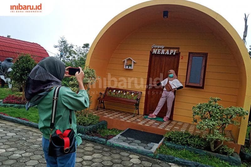 Penginapan dengan bentuk glamping yang jadi spot favorit.&nbsp;(Inibaru.id/ Zulfa Anisah)