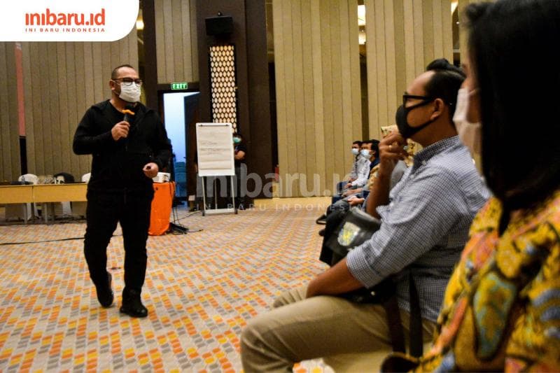 Mohammad Mirdal Akib fokus memperbaiki karakter pemuda yang suka bikin konten. (Inibaru.id/ Audrian F)<br>