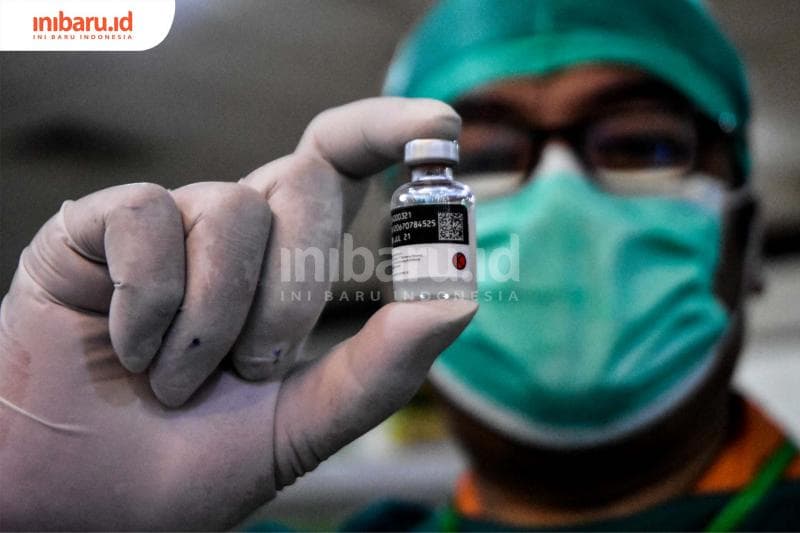 Vaksin Sinovac Tahap II. (Inibaru.id/ Audrian F)<br>