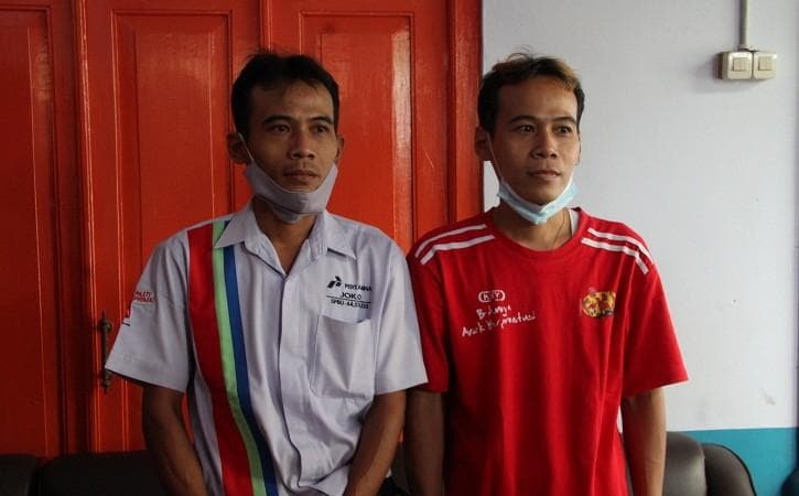 Pasangan kembar dari Desa Jonggrangan. (Solopos/Taufiq Sidik Prakoso)