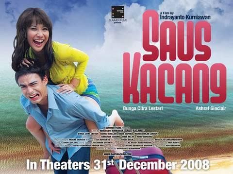 Film <i>Saus Kacang </i>yang dibintangi BCL dan Ashraf Sicnlair. (Sinemart Pictures)