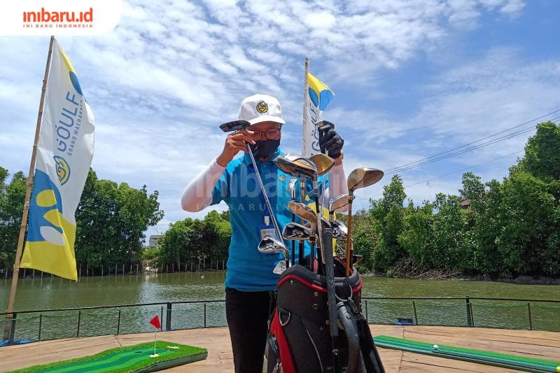 Floating golf Goulf terinspirasi dari luar negeri.&nbsp;(Inibaru.id/ Zulfa Anisah)