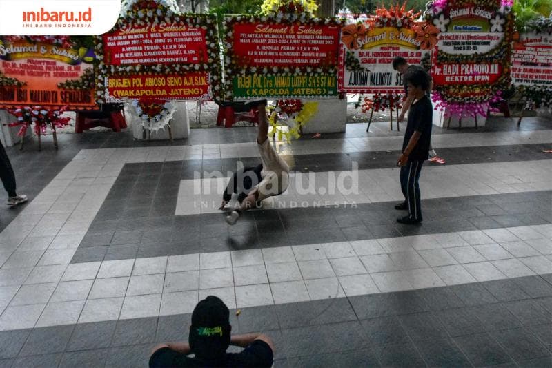 Meski ditolak di mana-mana, breakdance diterima di Semarang. (Inibaru.id/ Audrian F)<br>