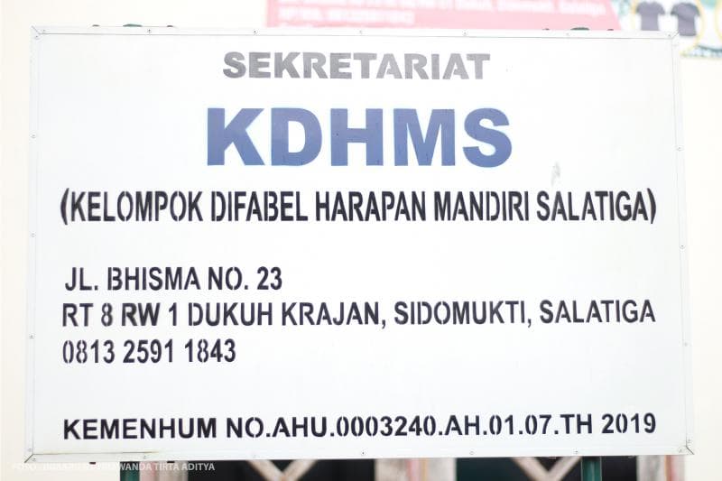 Alamat rumah Ngatimin.<br>