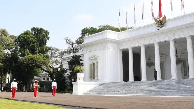 Istana Merdeka menjadi tempat upacara peringatan Hari Kemerdekaan Republik Indonesia. (Biro Press Setpres)&nbsp;