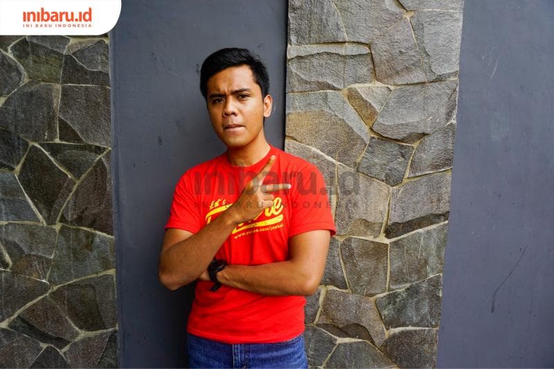 Joe Kal merupakan kreator Youtube dari Semarang. (Inibaru.id/ Audrian F)<br>