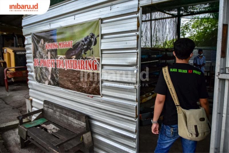Lokasi budidaya maggot di TPA Jatibarang/. (Inibaru.id/ Audrian F)<br>