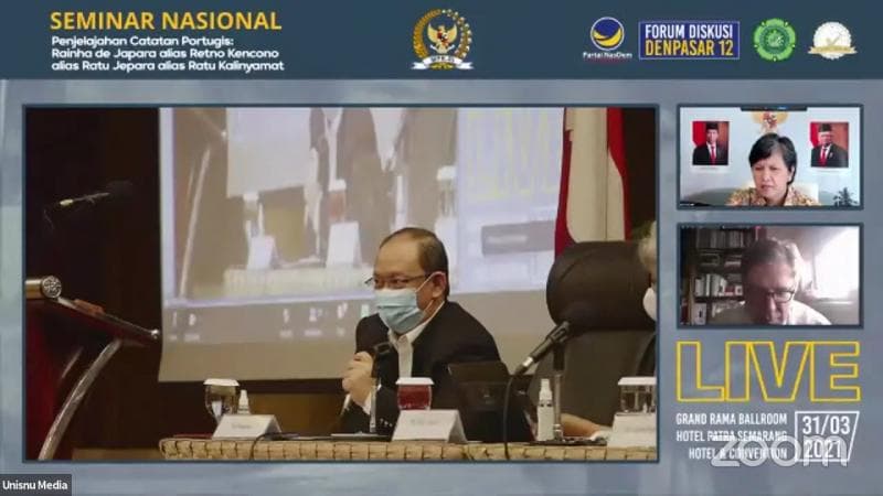 Seminar Rainha de Japara: Retno Kencono Alias Ratu Jepara Alias Ratu Kalinyamat. (Youtube/lestarimoerdijat)