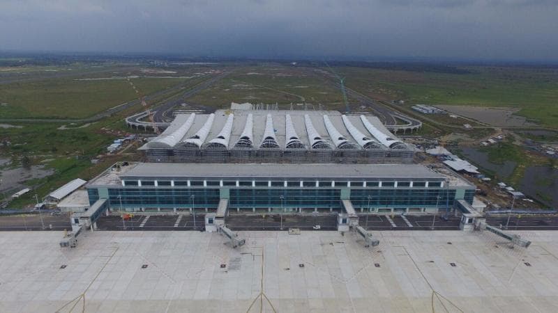 Bandara Kertajati sepi. (Twitter/angkasapura_2)