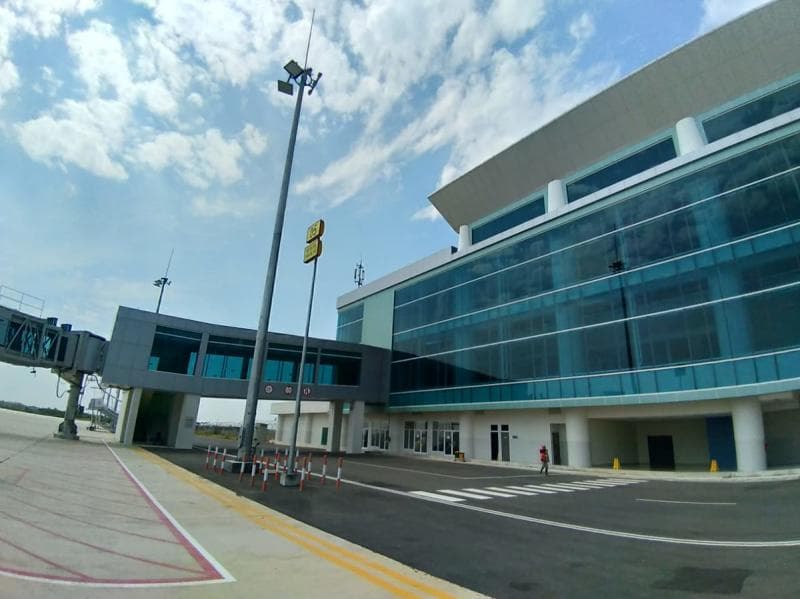 Bandara Kertajati yang sepi bakal jadi bengkel pesawat. (Twitter/angkasapura_2)