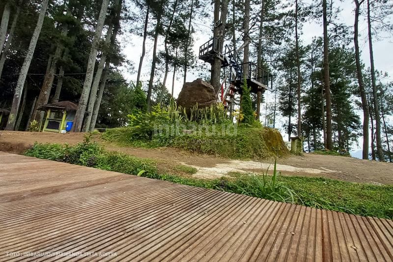 Terdapat batu raksasa di tengah spot wisata. Batu ini berbentuk wajah manusia.<br>