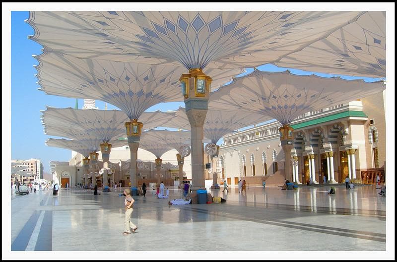 Masjid Nabawi. (Flickr/

Basheer Olakara)