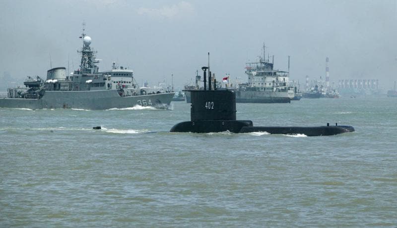 Bantuan juga datang dari negara sahabat untuk mencari kapal selam KRI Nanggala-402.&nbsp;(Liputan6 - Handout/Indonesian Military/AFP)