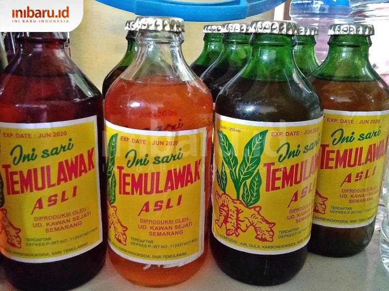 Selain soda gembira, ada pula menu lain seperti temulawak. (Inibaru.id/ Isma Swastiningrum)