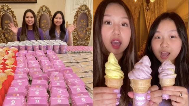 Sisca Kohl menjadikan makanan di BTS Meal jadi es krim. (Liputan6/TikTok/siscakohl)