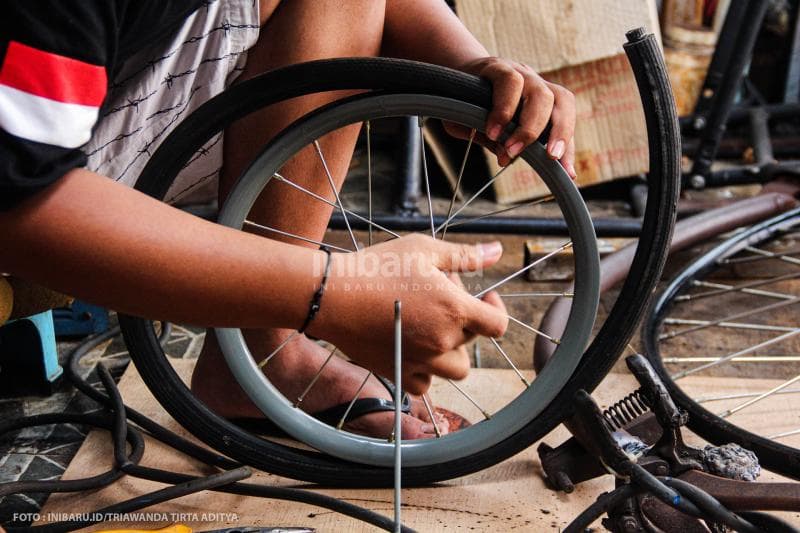 Proses pembuatan sepeda ini memakan waktu sekitar 6 bulan.<br>