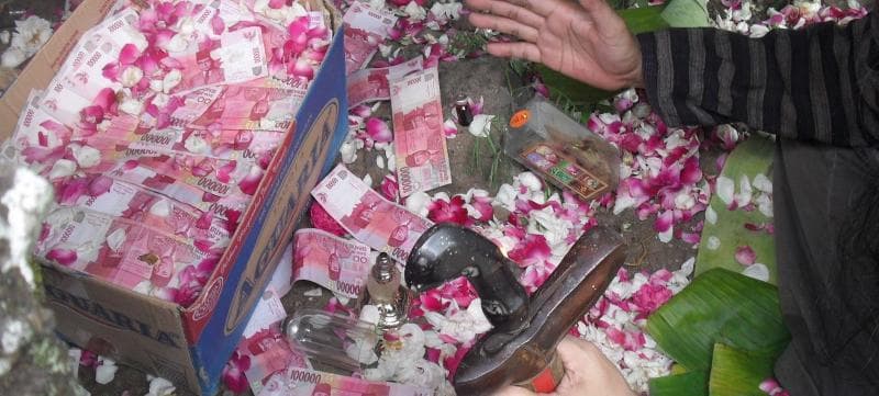 Ilustrasi pesugihan. (Pikiran-rakyat)