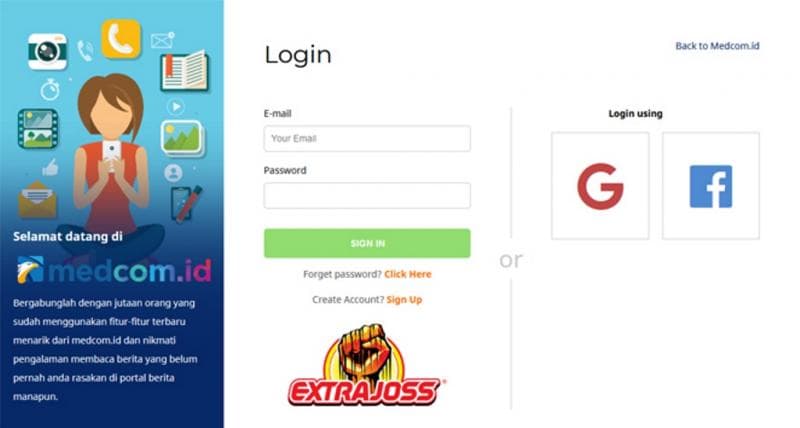 Daftar jadi member dulu ya. (Medcom.id)