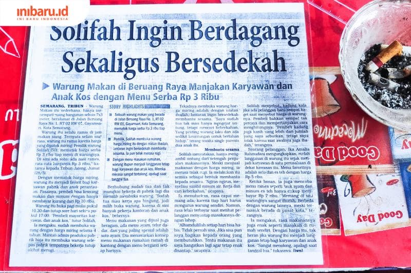 Jual Makanan dengan Harga Miring, Warung Makan Ini Viral hingga Masuk TV